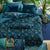 Singerie Dark Blue Quilt Cover Set