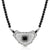 Antiquities Couture Marcasite Black Stone Collar Beaded Necklace by 1928 Jewelry