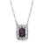 Regency Brontë Filigree Amethyst Octagon Crystal Pendant Necklace by 1928 Jewelry