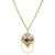 Manor House Ivory Floral Heart Decal And Eyeglass Holder Necklace by 1928 Jewelry