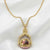 Manor House 3 Sided Spinner Pendant Necklace by 1928 Jewelry