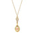 Pink Desert Rose Locket Necklace by 1928 Jewelry