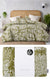 Otway Moss Green Quilt Cover Set by Accessorize