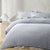 Augusta Grey Quilt Cover Set by Accessorize