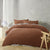 Augusta Terracotta Quilt Cover Set by Accessorize