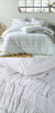 Boho Tassel White Quilt Cover Set by Accessorize