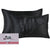 Mulberry Silk Dual Fabric Black Pillowcases by Accessorize
