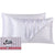 Mulberry Silk Dual Fabric White Pillowcases by Accessorize