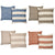 Hickory Stripe And Basket Weave Cushion Packs by Accessorize