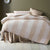 Regency Natural Bold Stripe Quilt Cover Set by Accessorize