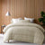 Seersucker Natural Quilt Cover Set by Accessorize