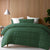 Seersucker Hunter Green Quilt Cover Set by Accessorize
