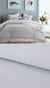 Silver Waffle Polyester Quilt Cover Set by Accessorize
