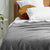 Super Soft Grey Single/Double Blanket by Accessorize