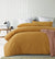 Washed Cotton Ochre Quilt Cover Set by Accessorize