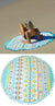 Round Seychelles Beach Towel by Odyssey Living