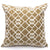Geometric Squares Brown Cushion by Angads