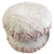 Quilted Round Pink Floral Cushion by Angads
