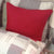 Red Linen European Pillowcase by Angads
