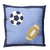 Soccer Rugby Square Cushion by Angads