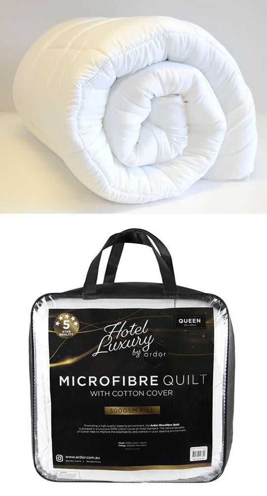 300GSM Hotel Luxury Microfibre Quilts by Ardor Cottonbox Pty Ltd