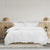 Adele White Ruffle Quilt Cover Set by Ardor