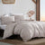 Avena Almond Quilt Cover Set by Ardor