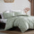 Avena Sage Quilt Cover Set by Ardor