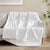 Benz Cream Faux Fur Sherpa Throw by Ardor