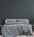 Fletcher Faded Indigo Quilt Cover Set by Ardor