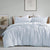 Frankie Stripe Blue Bed Linen Range by Ardor