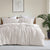Frankie Stripe Natural Bed Linen Range by Ardor