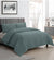 Hana Embossed Velvet Stormy Sea Quilt Cover Set by Ardor