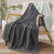 Isla Knitted Grey Throw by Ardor