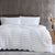 Jax White Faux Fur Quilt Cover Set by Ardor