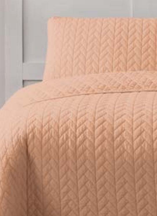 Maya Peach Quilt Cover Set by Ardor – Cottonbox Pty Ltd
