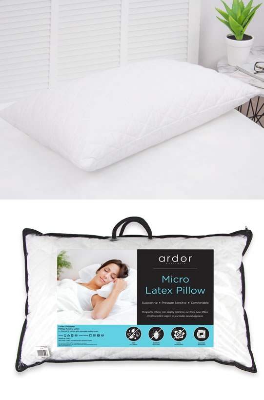 Micro Latex Pillow by Ardor