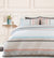 Paros Embossed Velvet Panel Quilt by Ardor