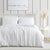 Shiloh White Quilt Cover Set by Ardor