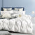 Vander Soft Grey Quilt Cover Set by Ardor