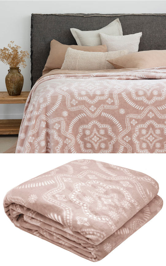 Beth Rosewater Ultraplush Blanket by Bambury – Cottonbox Pty Ltd