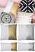 Block Metallic Cushions by Bambury