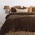 Channel Chocolate Quilt Cover Set by Bambury