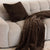 Channel Chocolate Cushion And Throw by Bambury