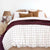 Grid Boysenberry Flannelette Quilt Cover And Sheets by Bambury