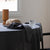 Linen Charcoal Napery Range by Bambury