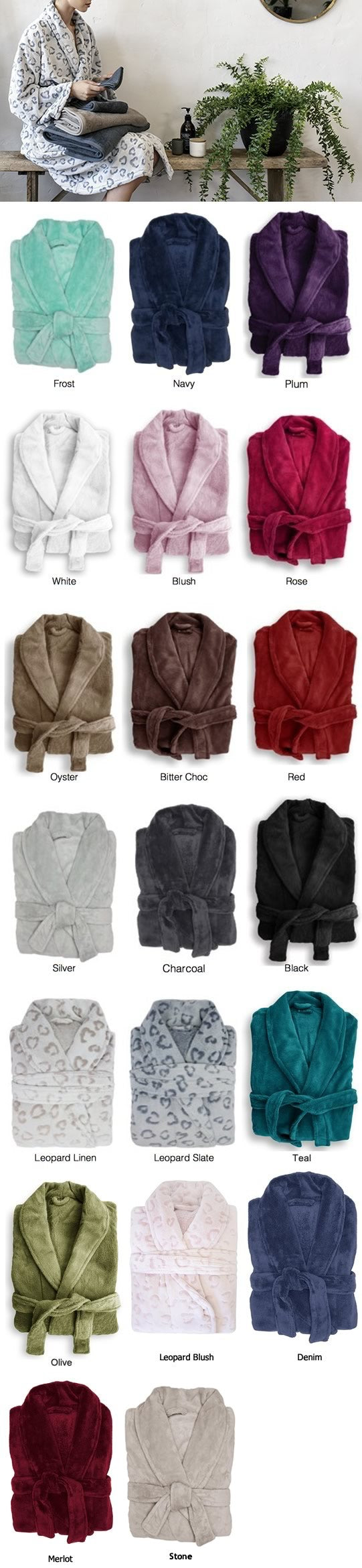 Microplush Robe by Bambury – Cottonbox Pty Ltd