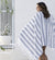 Newton Cobalt Beach Towel by Bambury