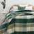 Nolan Forest Wool Bamboo Blankets by Bambury