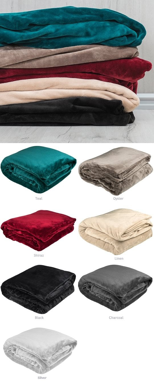 Ultraplush Microplush Blanket by Bambury – Cottonbox Pty Ltd